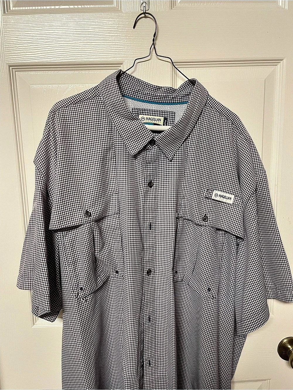 Magellan Men's Gingham Button Down Shirt